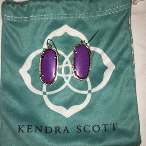 Kendra Scott Purple Elle Earrings
